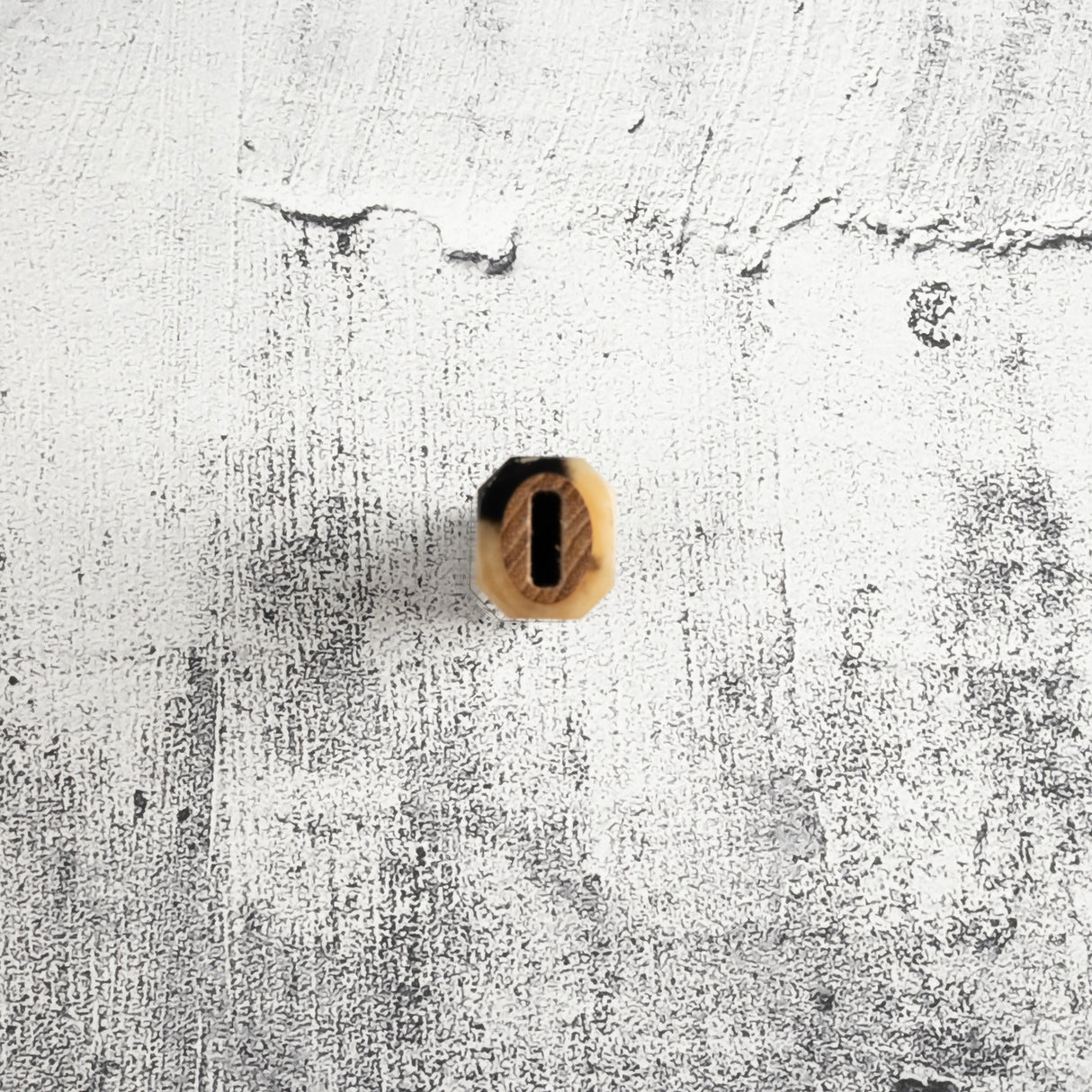 K&S Octagonal Ebony Handle with Blonde/Marble Ferrule