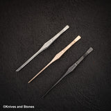 Kankuma Straight Plating Tweezers 21cm