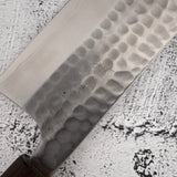 Katsushige Anryu Blue 2 Tsuchime Nakiri 170mm Stainless Clad Ebony Handle