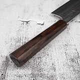 Katsushige Anryu Blue 2 Tsuchime Nakiri 170mm Stainless Clad Ebony Handle