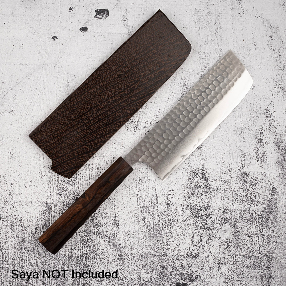 Katsushige Anryu Blue 2 Tsuchime Nakiri 170mm Stainless Clad Ebony Handle