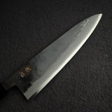 Kurogane Blue 2 Kurouchi Gyuto 210mm B-Grade, Rosewood Handle