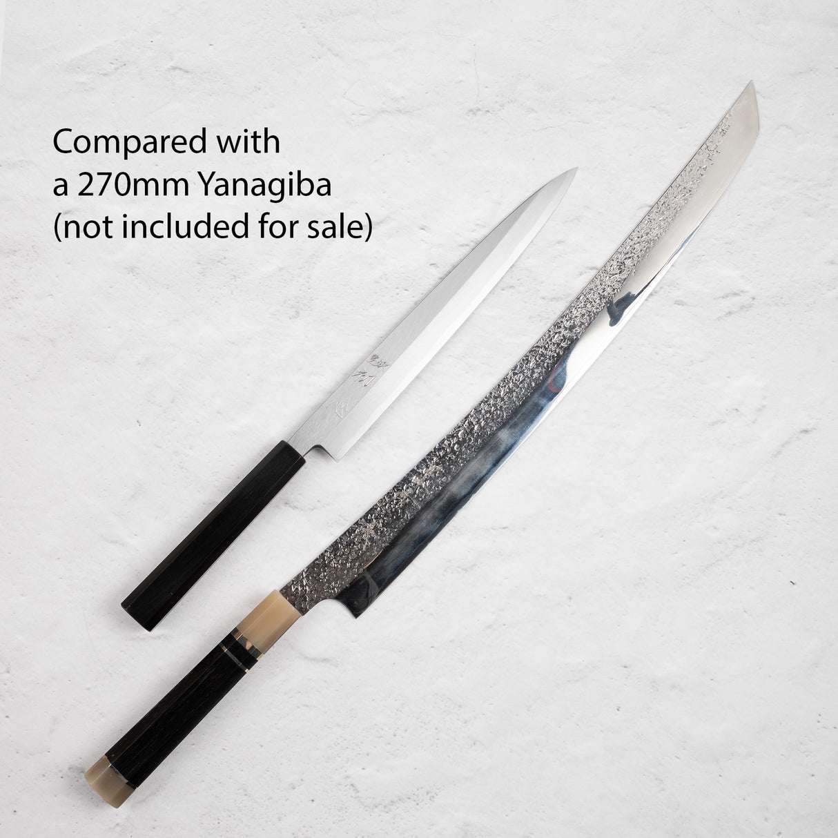 ONE MORE THING: Kurosaki Shizuku SG2 455mm Sakimaru Sujihiki with Saya