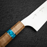Kurosaki Gekko VG XEOS Bunka 165mm - Turquoise Ring