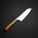 Kurosaki Gekko VG XEOS Santoku 165mm - Turquoise Ring