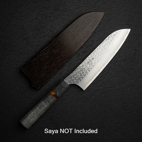 Kurosaki Kokusen AS Santoku 170mm - Curly Maple