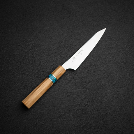 Kurosaki VG XEOS Gekko Petty 130mm - Turquoise Ring