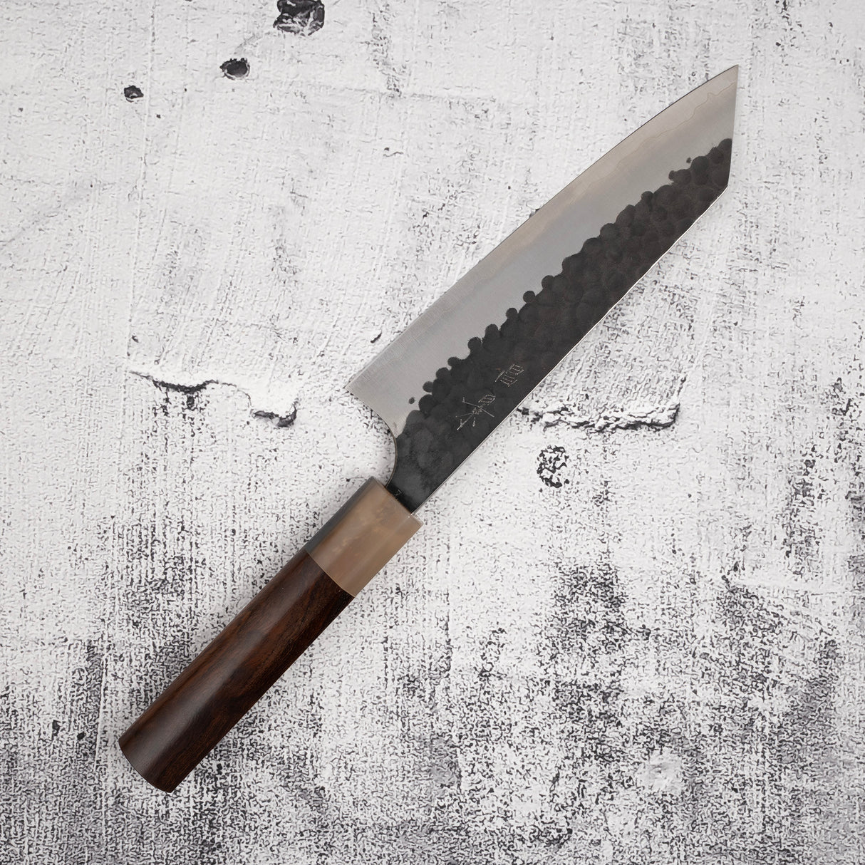 Masakage Koishi AS Bunka 175mm, Aogami Super Kurouchi Tsuchime K&S Hearted-shaped Ironwood Handle