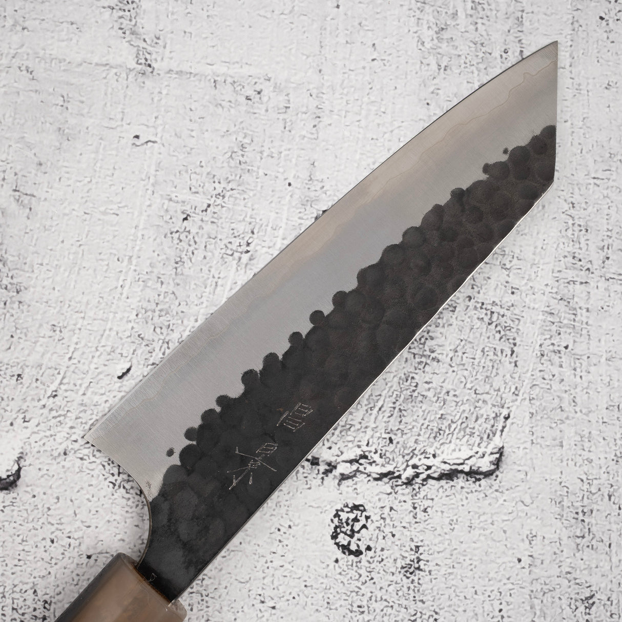 Masakage Koishi AS Bunka 175mm, Aogami Super Kurouchi Tsuchime K&S Hearted-shaped Ironwood Handle