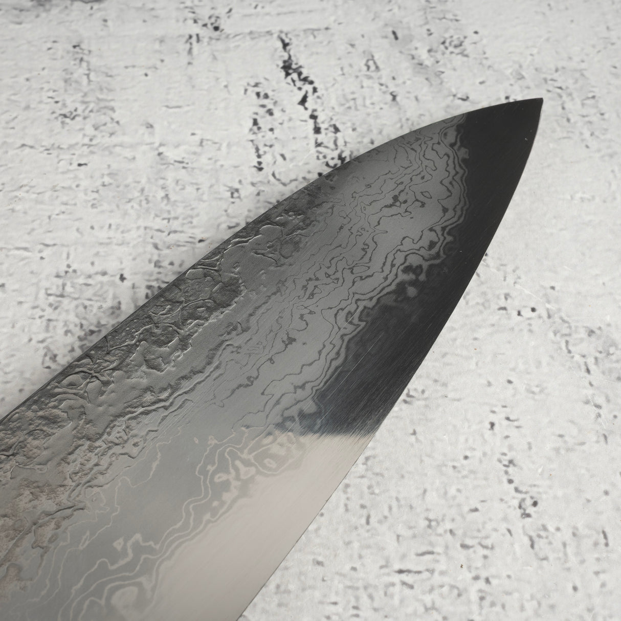 Masuda Yoshihide Blue 1 Damascus Gyuto 220mm