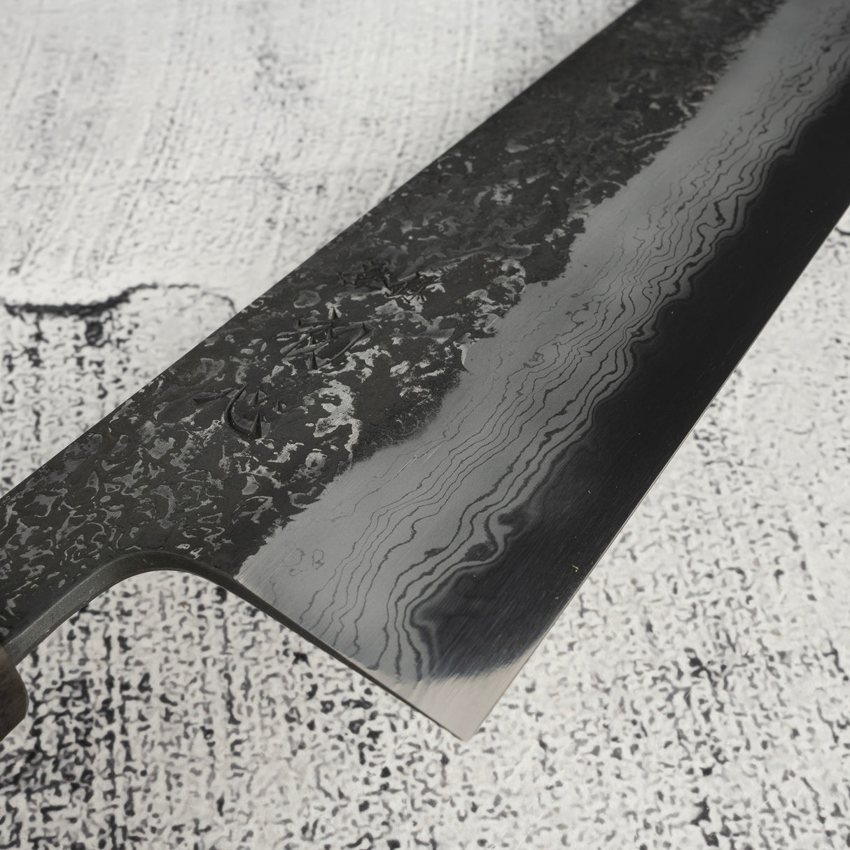 Masuda Yoshihide Blue 1 Kurozome Damascus Gyuto 240mm