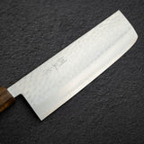 Masutani Kokuryu VG10 Damascus Nakiri 165mm Black Chacate Handle