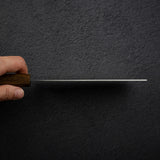 Masutani Kokuryu VG10 Damascus Nakiri 165mm Black Chacate Handle