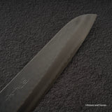 Masutani VG1 Tsuchime Santoku 180mm Black Chacate Handle