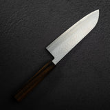 Masutani VG1 Tsuchime Santoku 170mm Black Chacate Handle