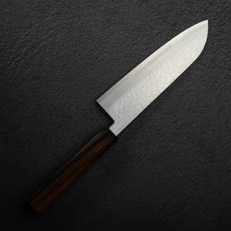 Masutani VG1 Tsuchime Santoku 170mm 黑色 Chacate 手柄