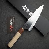 真崎作 Blue 2 Migaki Deba 180mm