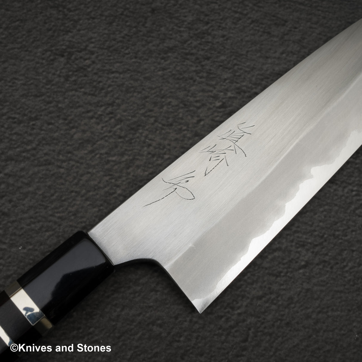 BFCM2024 Mazaki Blue 2 Hon-Sanmai Gyuto 210mm Triple Spacer Ver2024