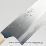 Mazaki Hon-Sanmai Blue 2 Gyuto 210 Snakewood Handle 2023 Version