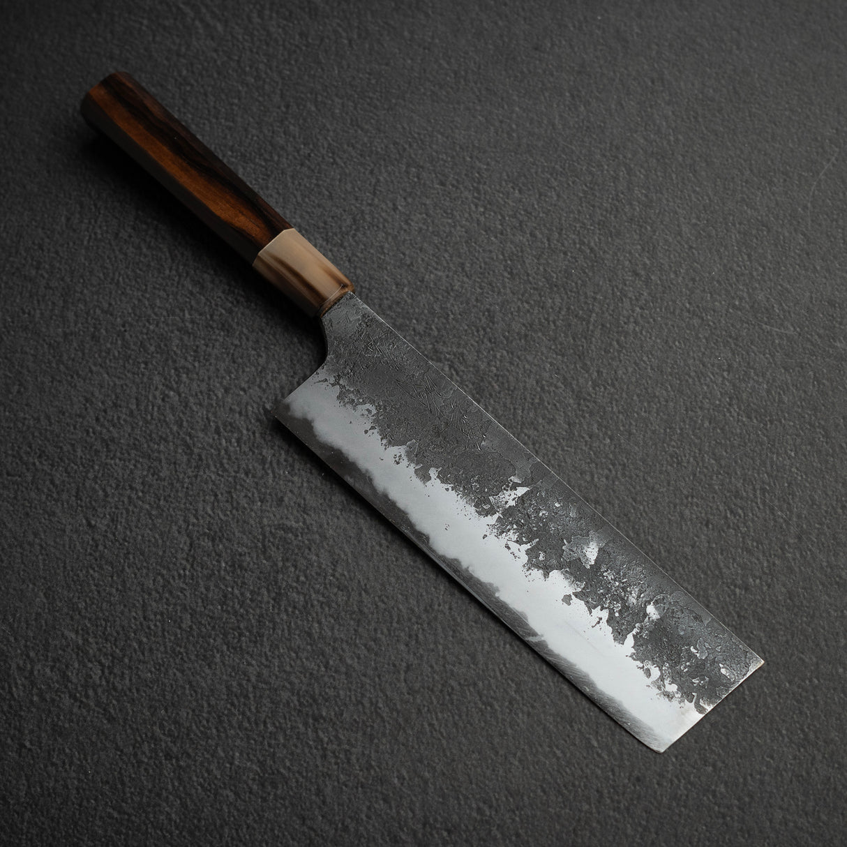 真崎作 White 2 Kurouchi Nakiri 180mm