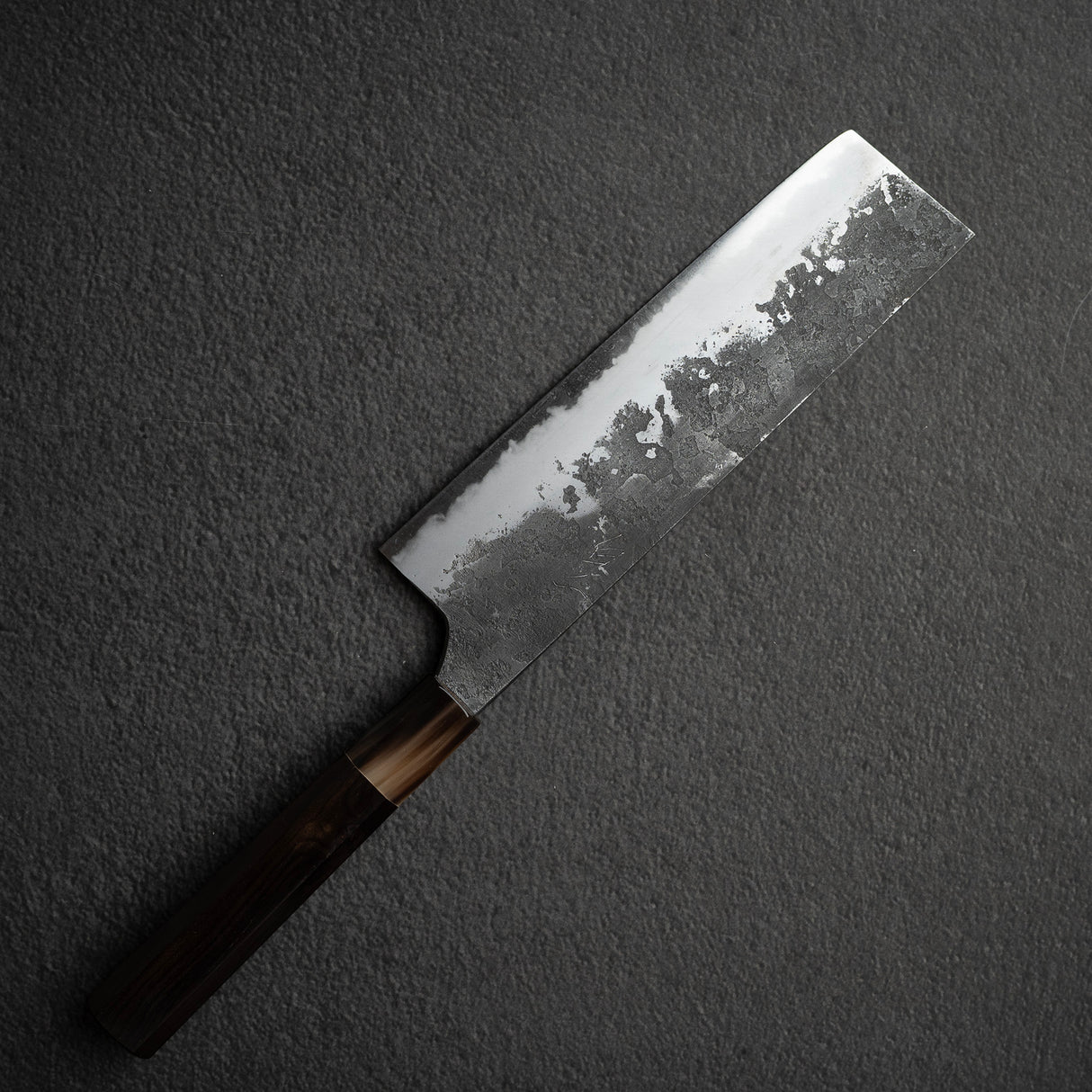 真崎作 White 2 Kurouchi Nakiri 180mm