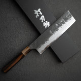 真崎作 White 2 Kurouchi Nakiri 180mm