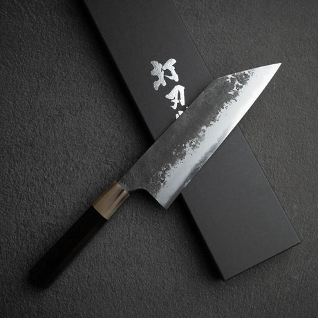 Mazaki White 2 Kurouchi Santoku 180mm