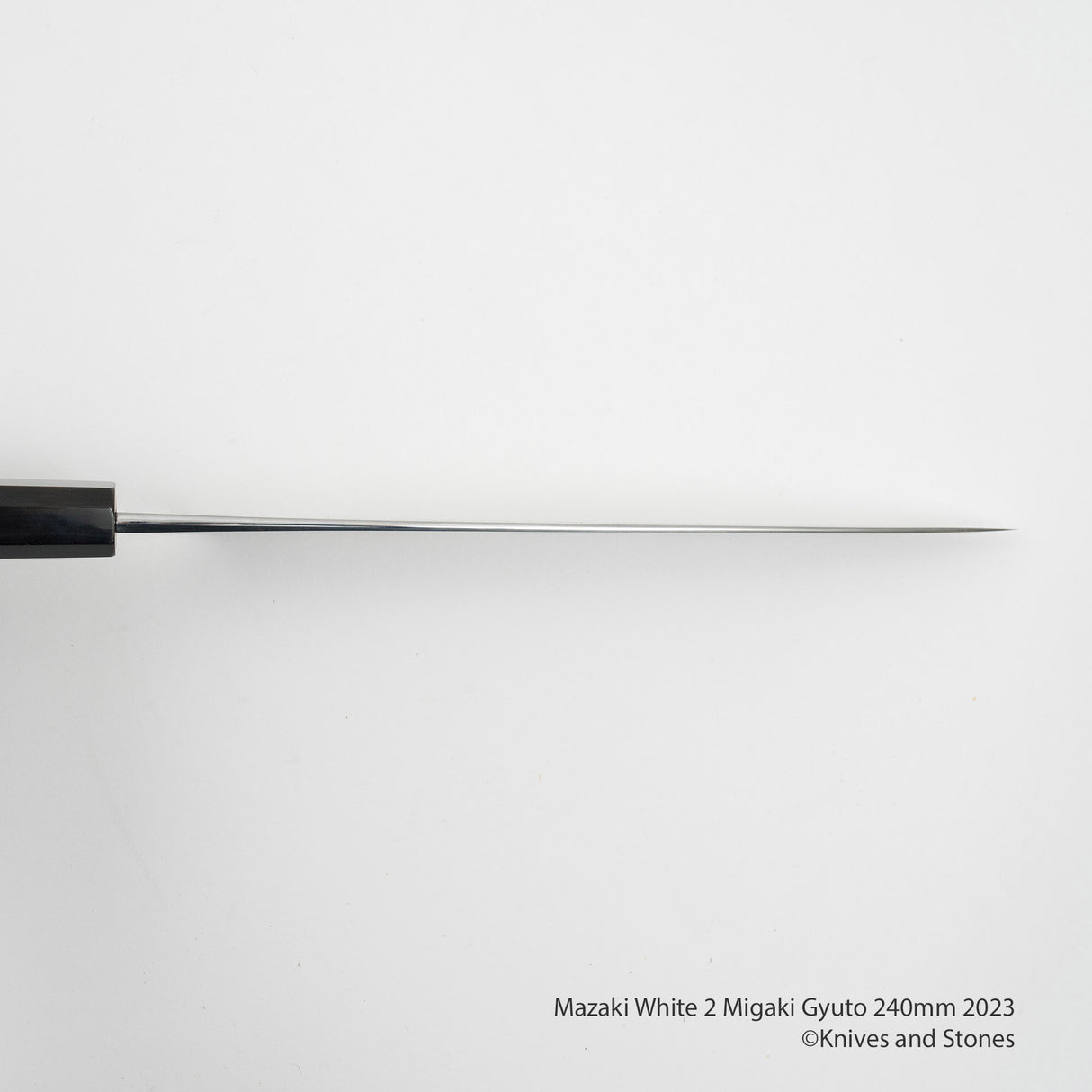 Mazaki White 2 Migaki Gyuto 240mm 2023 Version