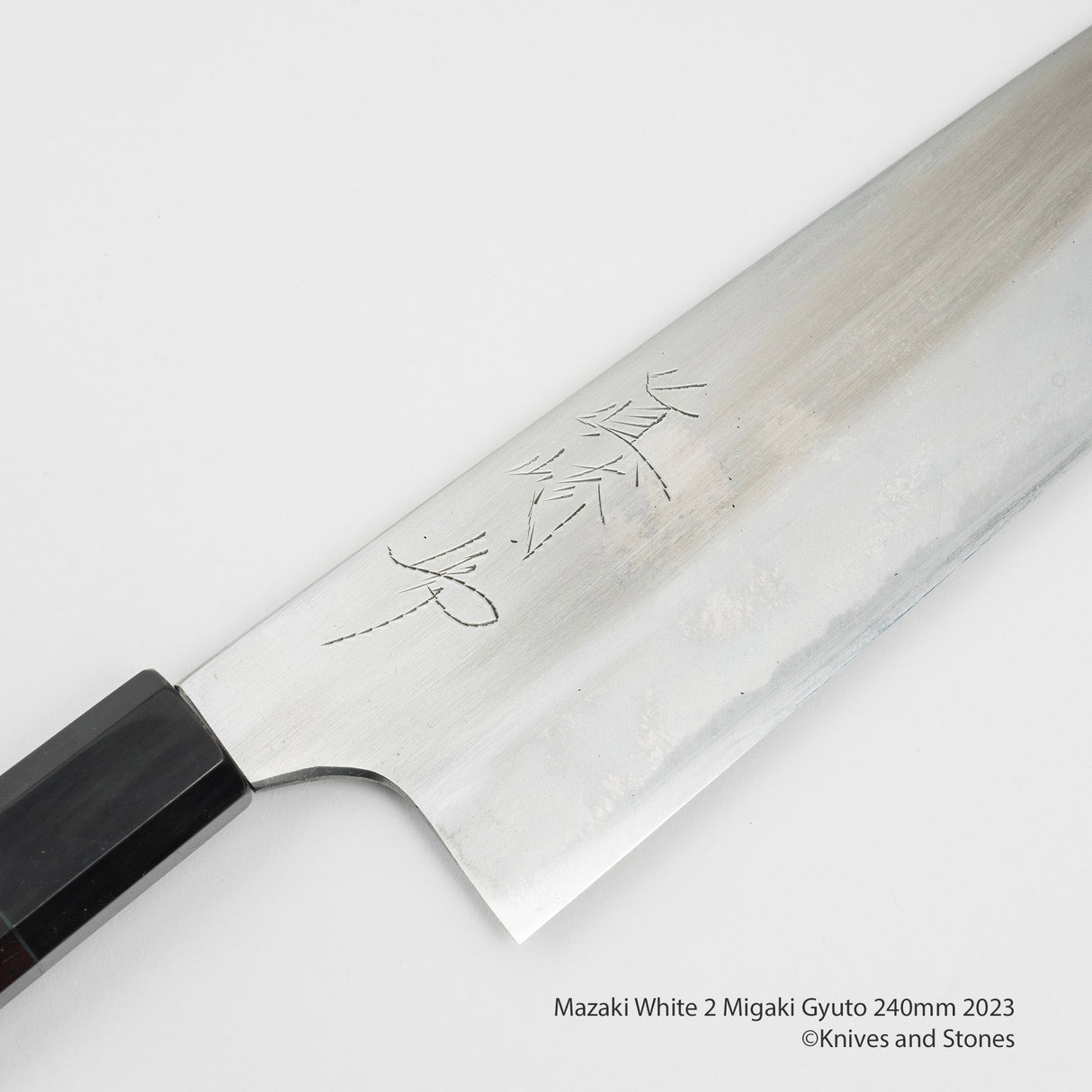 Mazaki White 2 Migaki Gyuto 240mm 2023 Version
