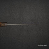 Miyazaki Kajiya x Hatsukokoro Damascus Ginsan Hakata 180mm Snakewood Handle