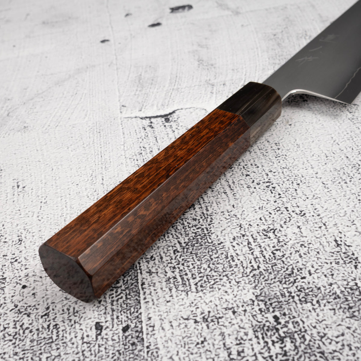 蛇紋木八角柄 handle detail