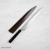 Hatsukokoro x Myojin Shirasagi White 2 Yanagiba 300mm