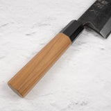 Myojin Riki x Hatsukokoro Shirasagi  Blue 2 Kurouchi K-Tip Deba 180mm