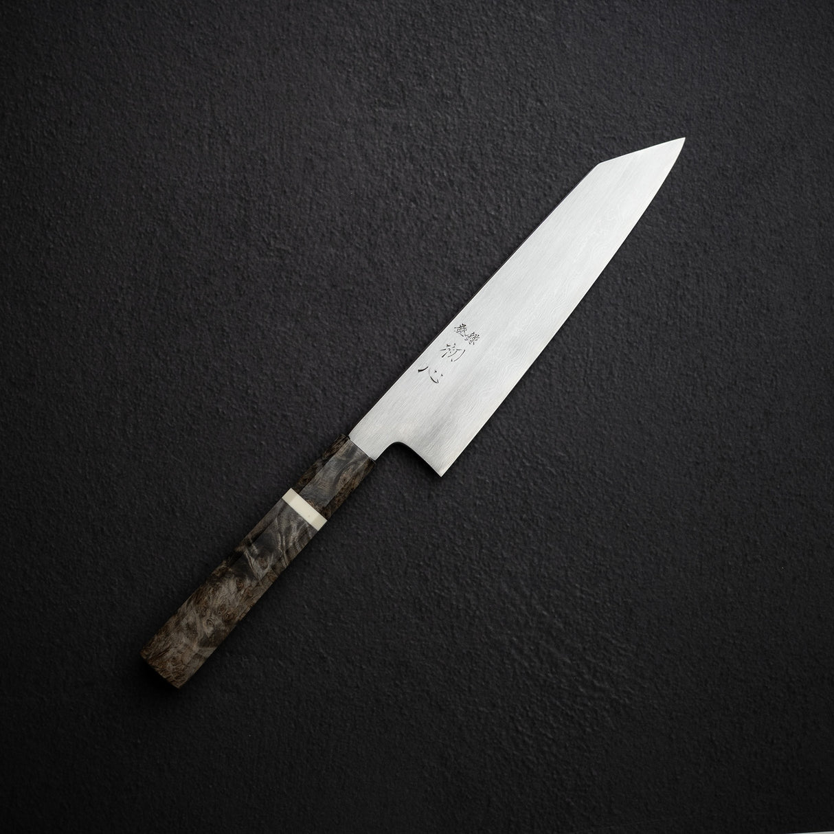 Nakagawa Blue 1 Damascus K-tip Gyuto 210mm Birch Handle