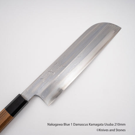 Nakagawa Blue 1 Damascus Kamagata Usuba 210mm