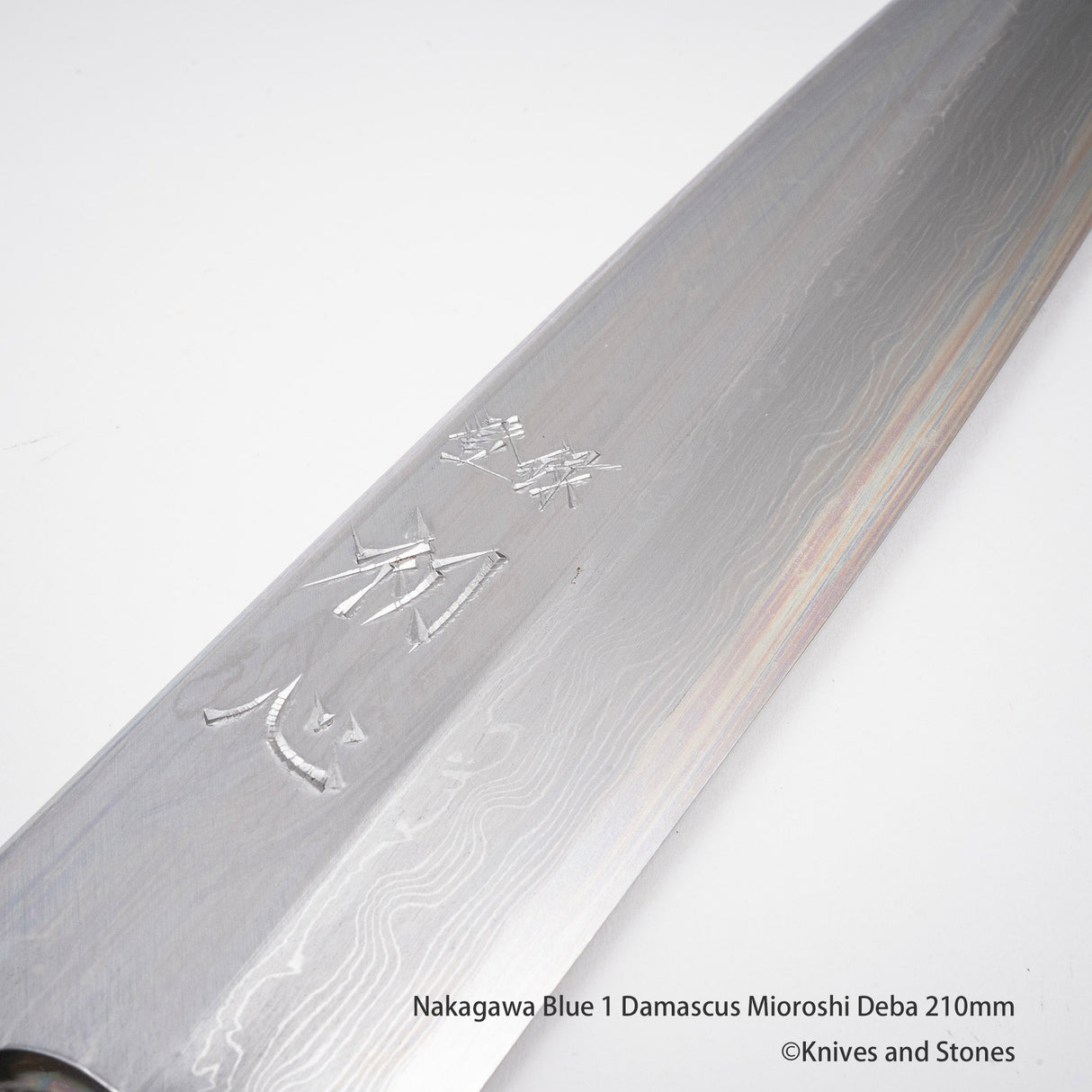 Nakagawa Blue 1 Damascus Mioroshi Deba 210/240 mm
