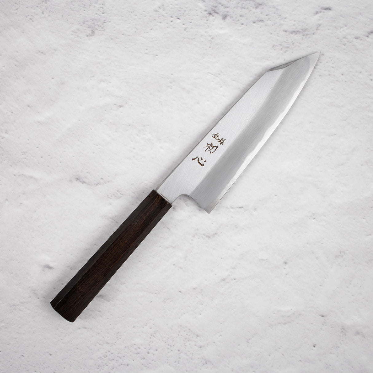 Nakagawa Blue1 Wide Bevel Kasumi Bunka 180mm Ebony Handle