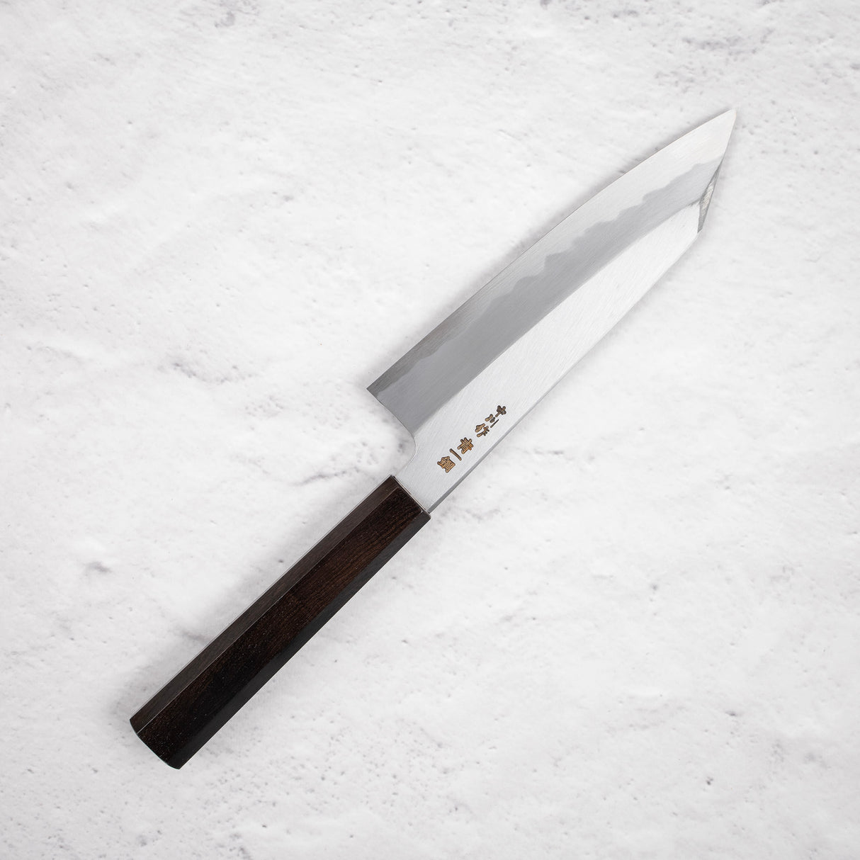 Nakagawa Blue1 Wide Bevel Kasumi Bunka 180mm Ebony Handle