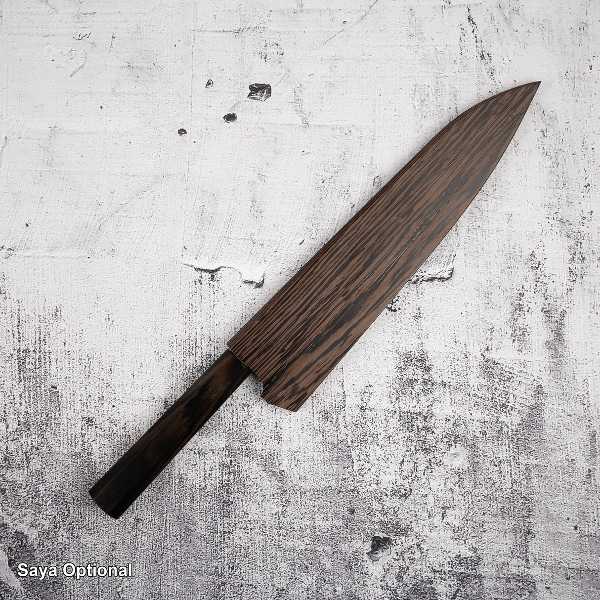 Nakagawa Blue 1 Wide Bevel Kasumi Gyuto 240mm Ebony Handle