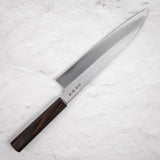 Nakagawa Blue1 Wide Bevel Kasumi Gyuto 240mm Ebony Handle