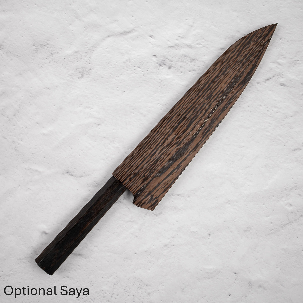 Nakagawa Blue1 Wide Bevel Kasumi Gyuto 240mm Ebony Handle