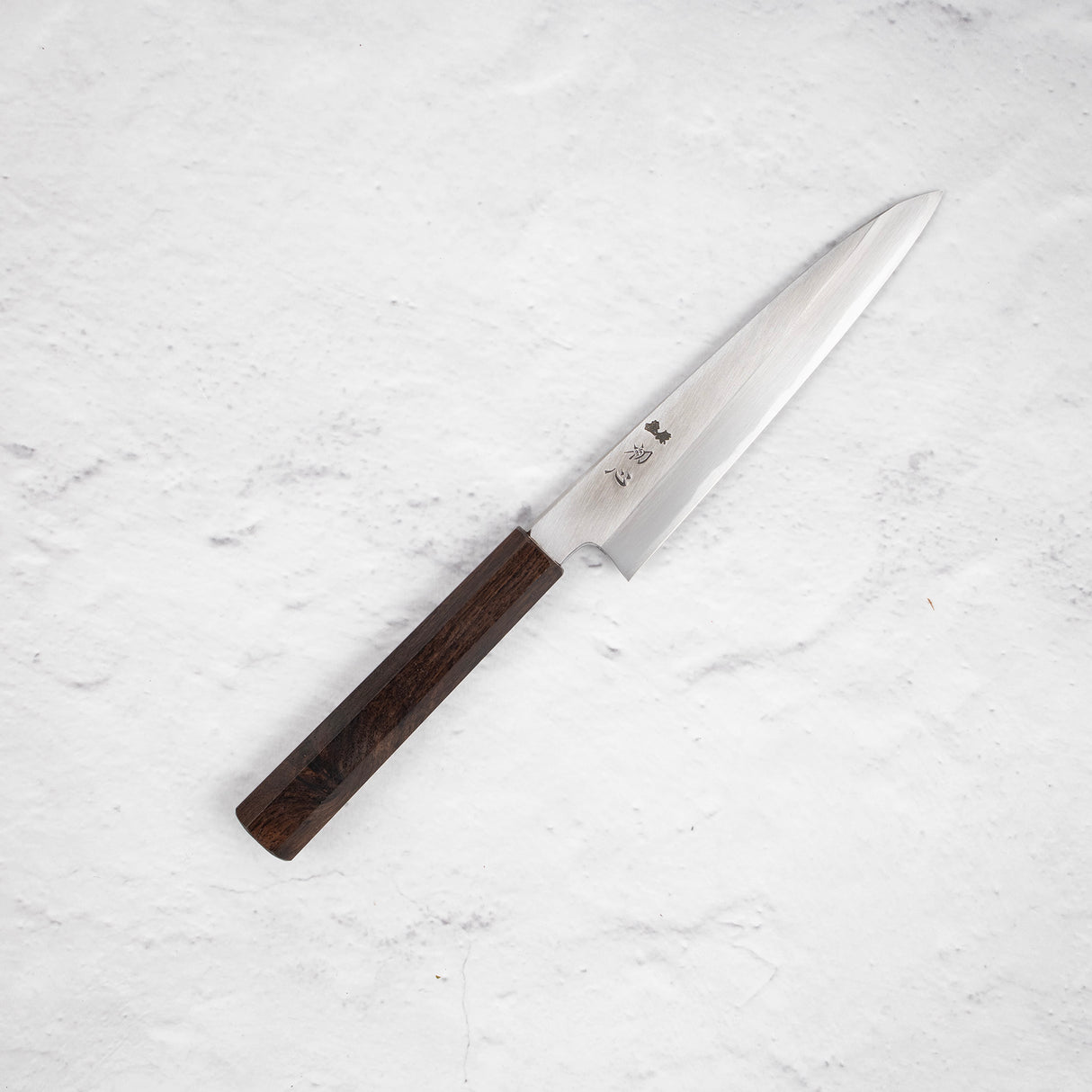 Nakagawa Blue1 Wide Bevel Kasumi Petty 150mm Ebony Handle