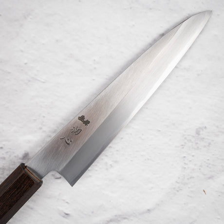 Nakagawa Blue1 Wide Bevel Kasumi Petty 150mm Ebony Handle