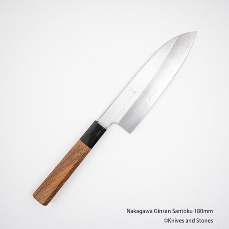 Nakagawa Ginsan Wide-bevel Santoku 170mm