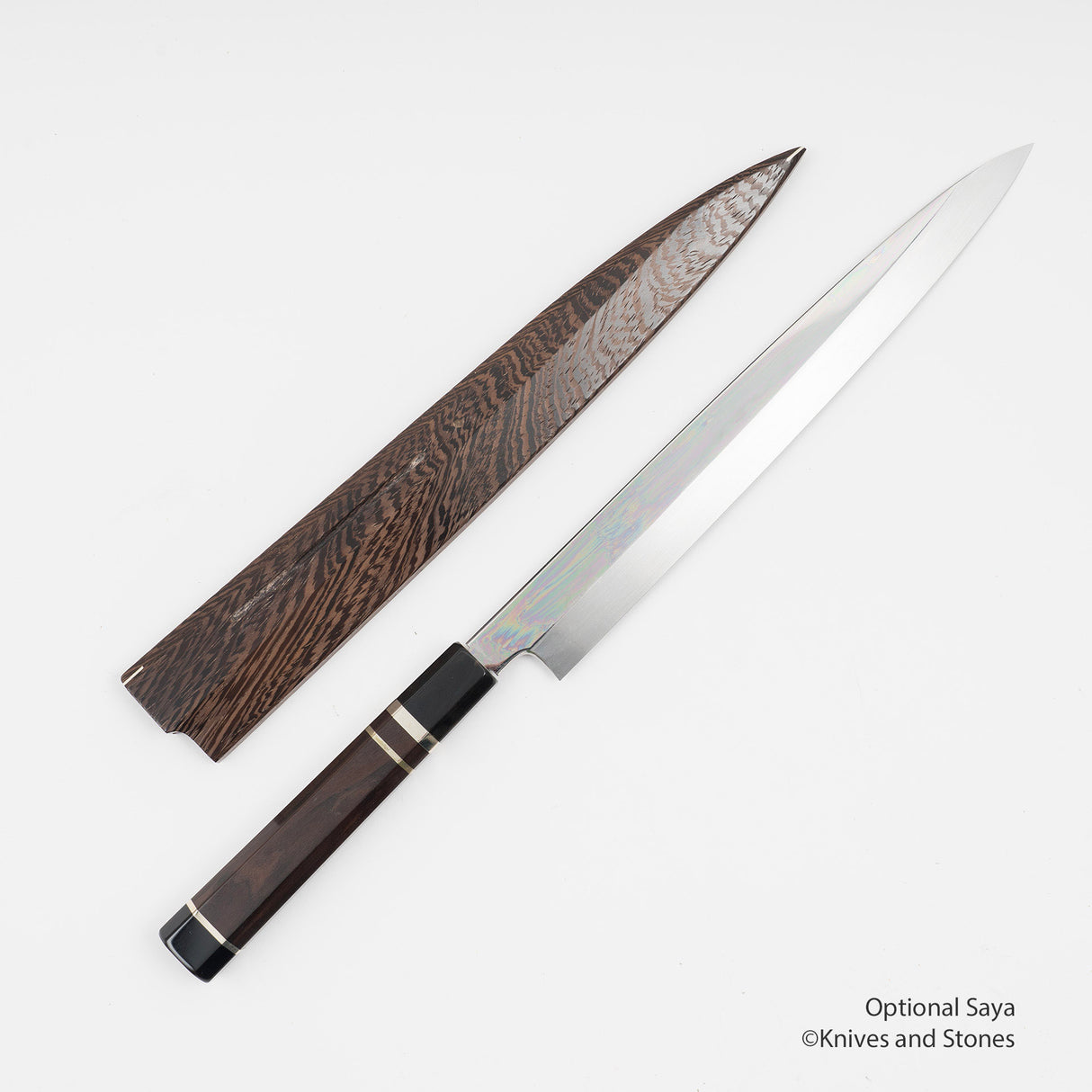 Nakagawa White Steel Honyaki Yanagiba 270mm Mirror Polish