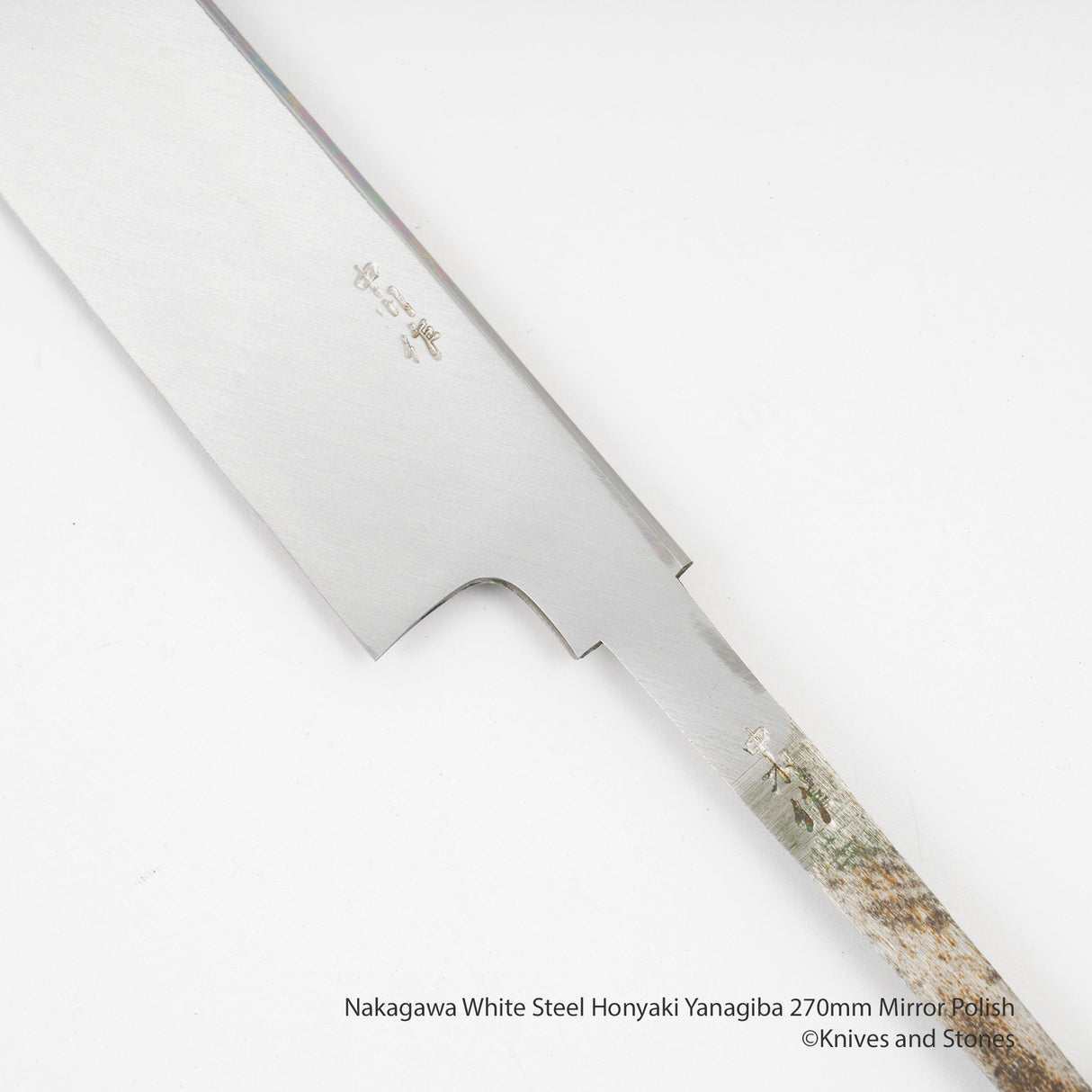 Nakagawa White Steel Honyaki Yanagiba 270mm Mirror Polish