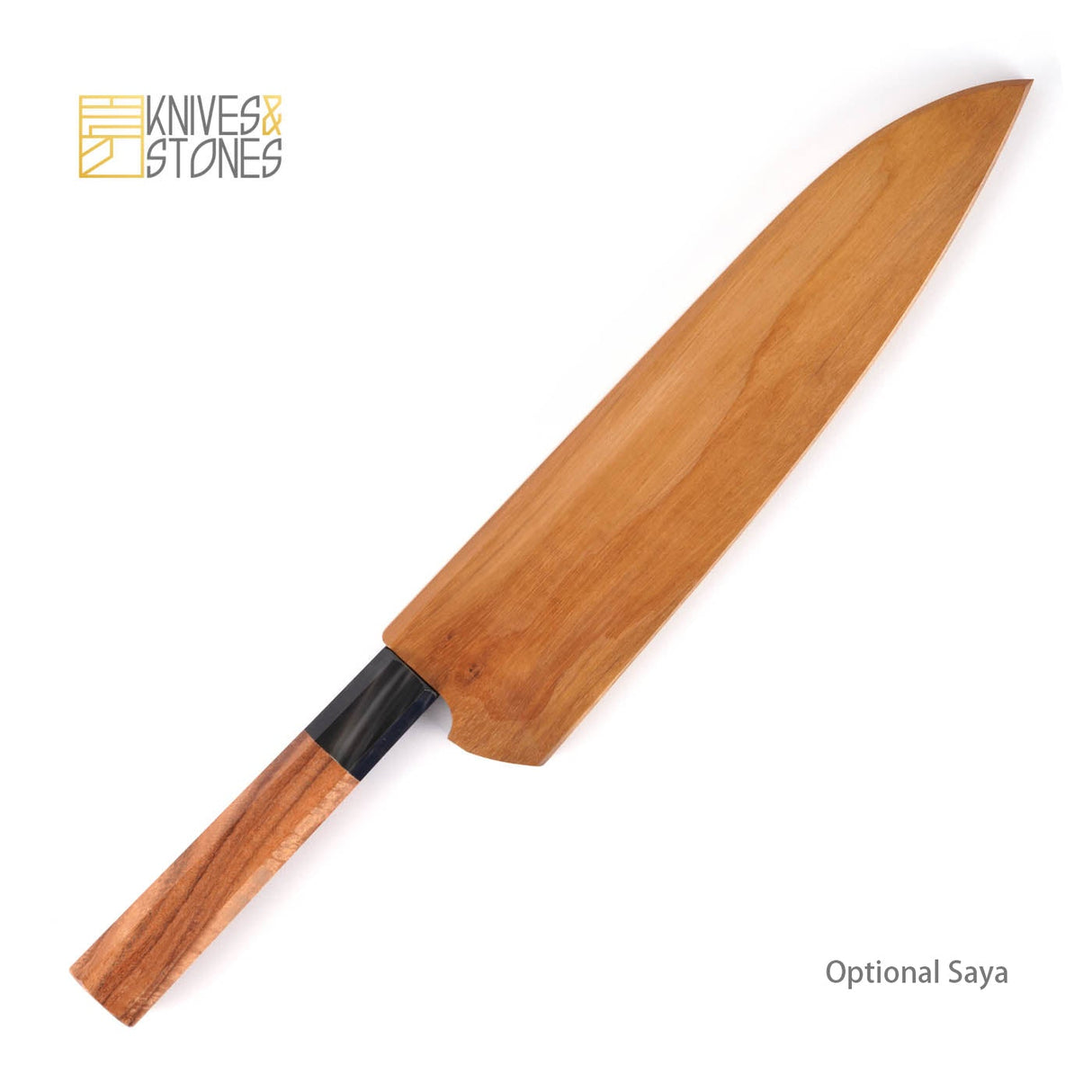 Nigara SG2 Kurouchi Tsuchime Gyuto 210/240/270 mm with K&S Teak wood Handle