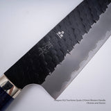 Nigara SG2 Kurouchi Tsuchime Gyuto 210mm Western Handle SP1