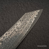 Nigara Anmon (暗紋) SG2 Raindrop Damascus K-tip Gyuto 210mm G10 Western Handle SP1