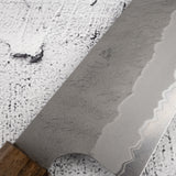 Nigara Aogami (Blue) Super Gyuto 210mm Tsuchime Black Chacate